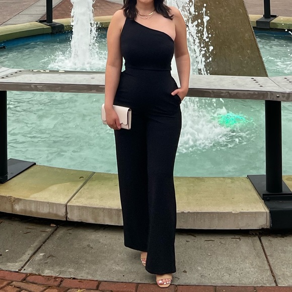 Pants - Francesca’s Black Jumpsuit Size S
